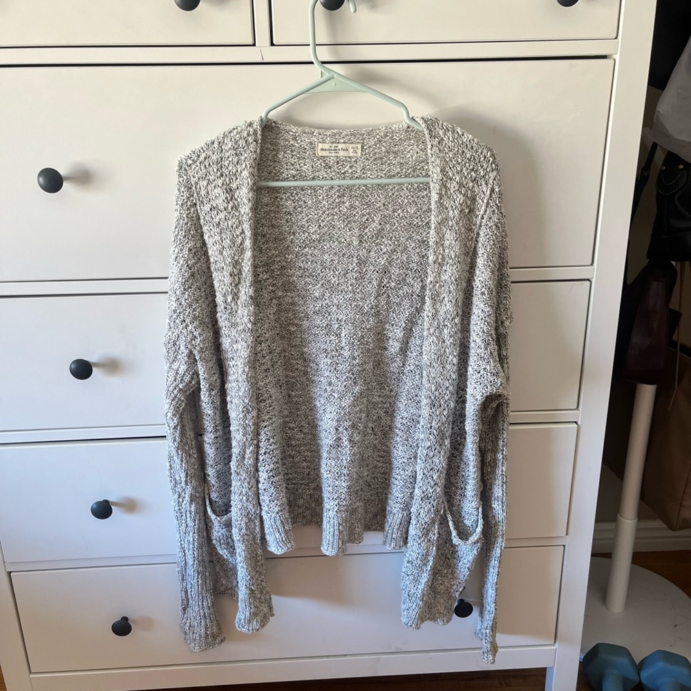 Grey Abercrombie cardigan